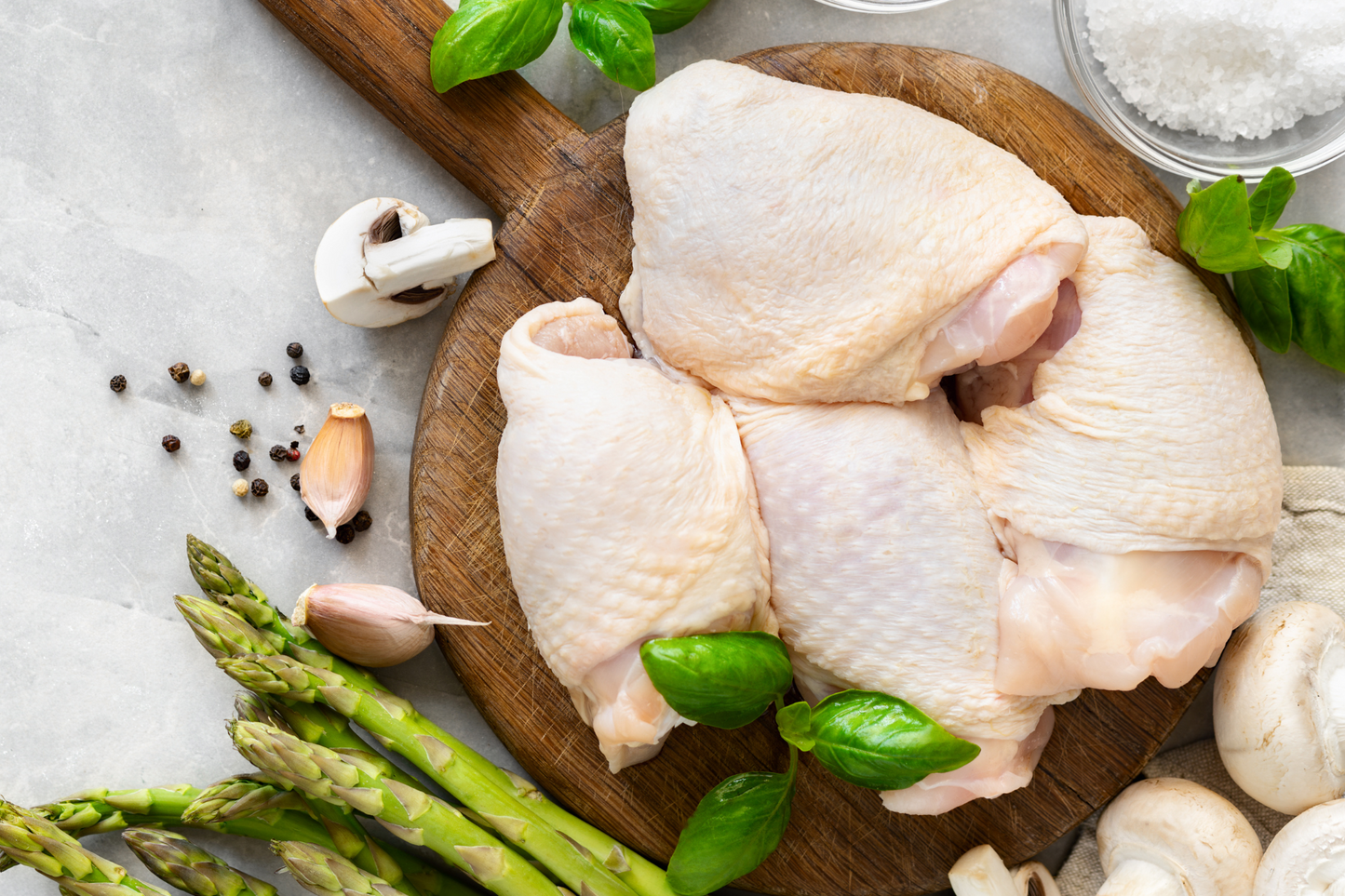 Chicken Thighs - Bone-In & Skin-On